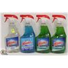 Image 1 : 4 BOTTLES OF ASSORTED WINDEX CLEANERS INCL.