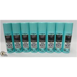 8 CANS OF L'ORÉAL MAGIC ROOT COVER UP ASSORTED