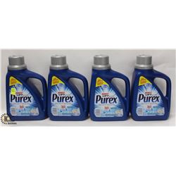 4 JUGS OF DIRT LIFT ACTION PUREX LAUNDRY