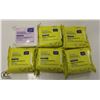 Image 1 : 6 PACKS CLEAN & CLEAR MAKEUP REMOVING WIPES
