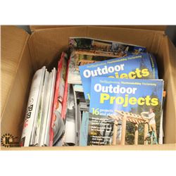 LARGE BOX OF ASSORTED MAGAZINES