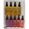 Image 1 : 9 BOTTLES OF SANCTUARY SPA BODY MISTS