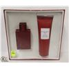 Image 1 : BURBERRY BRIT RED FOR WOMEN 2 PIECE SET