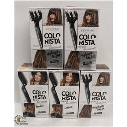 5 BOXES OF L'ORÉAL COLORISTA HAIR BLEACH