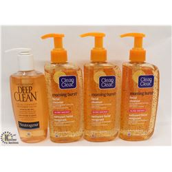 BAG OF ASSORTED FACIAL CLEANSER INCL: