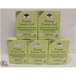 5 BOXES OF NEW NORDIC FRUTIN GASTRO GEL CHEWABLE