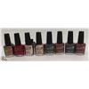Image 1 : 8 BOTTLES OF ASSORTED COLOR CND VINYLUX WEEKLY