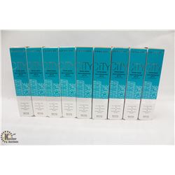 9 BOXES OF ASSORTED COLOR MARCELLE CITY