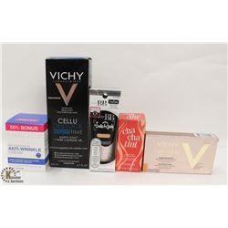BAG OF ASSORTED SKIN CARE & COSMETIC PRODUCTS