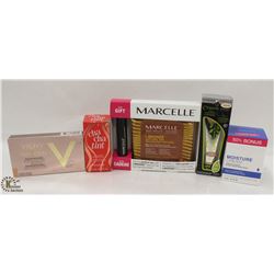 BAG OF ASSORTED SKIN CARE & COSMETIC PRODUCTS