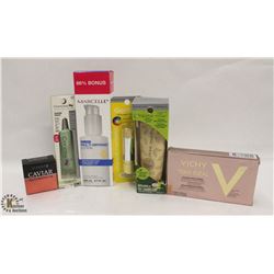 BAG OF ASSORTED SKIN CARE & COSMETIC PRODUCTS