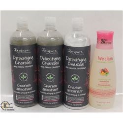 BAG OF PLANT BASED HAIR PRODUCTS INCL: RENPURE