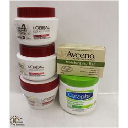 BAG OF ASSORTED HAIR & SKIN CARE PRODUCTS INCL