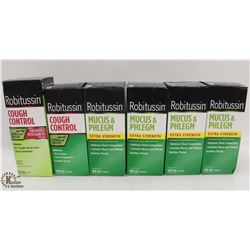 BAG OF ASSORTED ROBITUSSIN COUGH & COLD MEDICINES