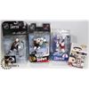 Image 1 : LOT OF HOCKEY ACTION FIGURE COLLECTIBLES.