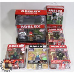 LOT OF ASSORTED ROBLOX TOYS.