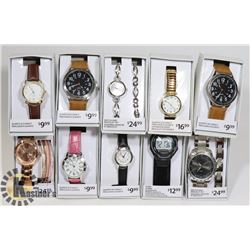 LOT OF ASSORTED NEW WATCHES