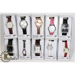 LOT OF ASSORTED NEW WATCHES