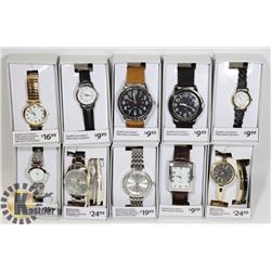 LOT OF ASSORTED NEW WATCHES