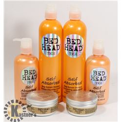 LOT OF SHAMPOO, CONDITIONER, AND HAIR PASTE.