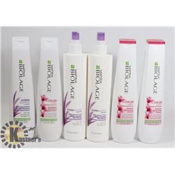 LOT OF MATRIX BIOLAGE HAIR PRODUCTS.