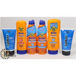 LOT OF 30 FPS SUNSPRAY + WATER-RESISTANT HAIR GELL