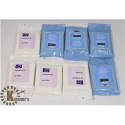 LOT OF MAKEUP REMOVAL WIPES.