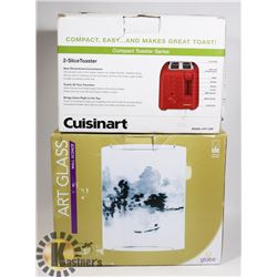 NEW ITEMS CUISINART 2 SLICE TOASTER (RED)