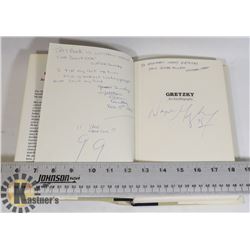 AUTOGRAPHED BY WAYNE GRETZKY AUTOBIOGRAPHY HARD