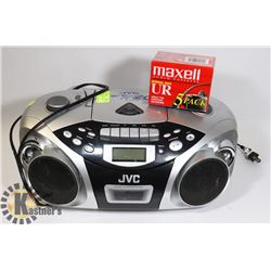 JVC RC-EX20 PORTABLE STEREO WITH PACK OF NEW