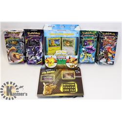 LOT OF 7 POKÉMON COLLECTORS THEME DECKS ETC.