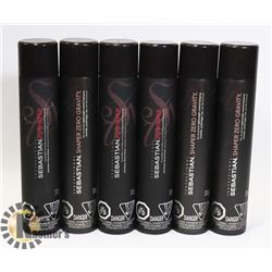 LOT OF SEBASTION SHARPER HAIR SPRAY.