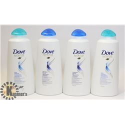 LOT OF 4 DOVE SHAMPOO.