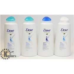 LOT OF 4 DOVE SHAMPOO.