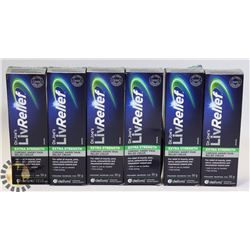 LOT OF 5 LIVRELIEF CHRONIC PAIN CREAM