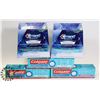 Image 1 : LOT OF CREST WHITESTRIPS AND COLGATE TOOTHPASTE.