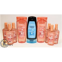 LOT OF LOREAL HAIR PRODUCT.