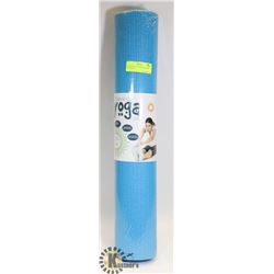 NEW 68" X 24" LATEX FREE YOGA MAT (BLUE)