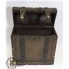 Image 1 : 3-BOTTLE WOOD WINE STORAGE BOX