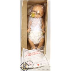 BABYVILLE ANATOMICALLY CORRECT LIFELIKE BABY DOLL.