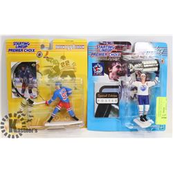 LOT OF 2 WAYNE GRETZKY STARTING LINEUP FIGURES