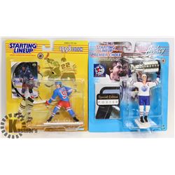 LOT OF 2 WAYNE GRETZKY STARTING LINEUP FIGURES
