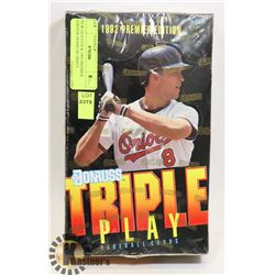 NEW OLD STOCK 1992 PREMIER EDITION DONRUSS TRIPLE