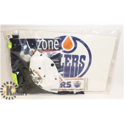 EDMONTON HOCKEY FAN SET - INCLUDES OILERS ITEMS &
