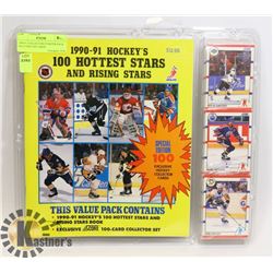 1990-91 COLLECTOR STARTER PACK INCLUDES 100 CARDS