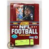 Image 1 : BOX OF 1991 SCORE NFL FOOTBALL CARDS