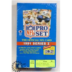 BOX OF 1991 PROSET  NFL FOOTBALL CARDS SERIES 1