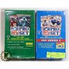 Image 1 : 2 NEW OLD STOCK PROSET NFL FOOTBALL COLLECTOR