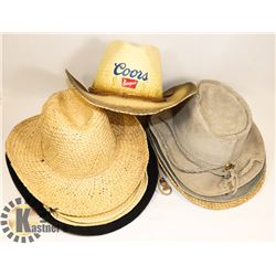 LOT OF COWBOY HATS - ONE SIZE FROM LAMLEYS,
