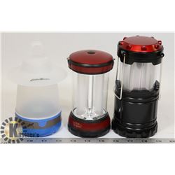LOT OF 4 EDDIE BAUER 100 LUMEN LANTERNS